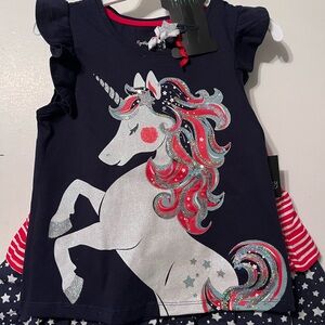 Cynthia Rowley Navy Skort Set with Red and Silver Accents